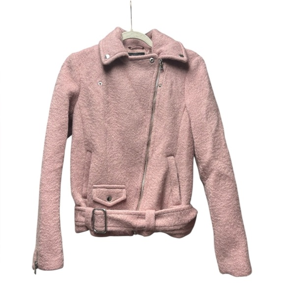 Express wool blend pink blazer coat size XS - Picture 5 of 13